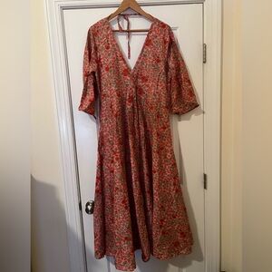 Roller Rabbit Silk Cotton Maxi NWOT